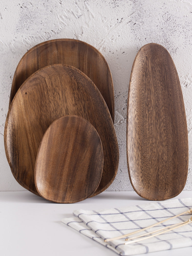 Set de 5 plateaux en bois