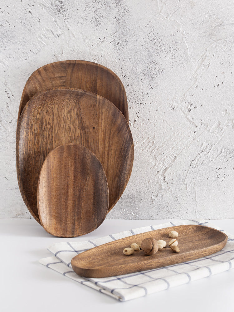 Set de 5 plateaux en bois
